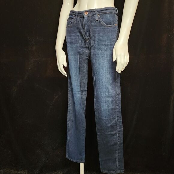AG Adriano Goldschmied The Prima Blue Mid-Rise Cigarette Jeans (26) - Picture 3 of 8